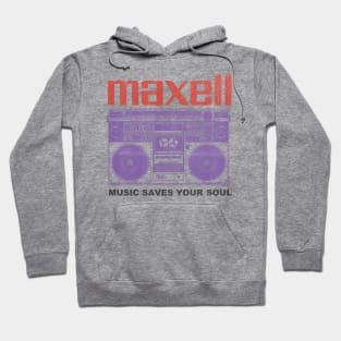 vintage retro 80s maxell Hoodie